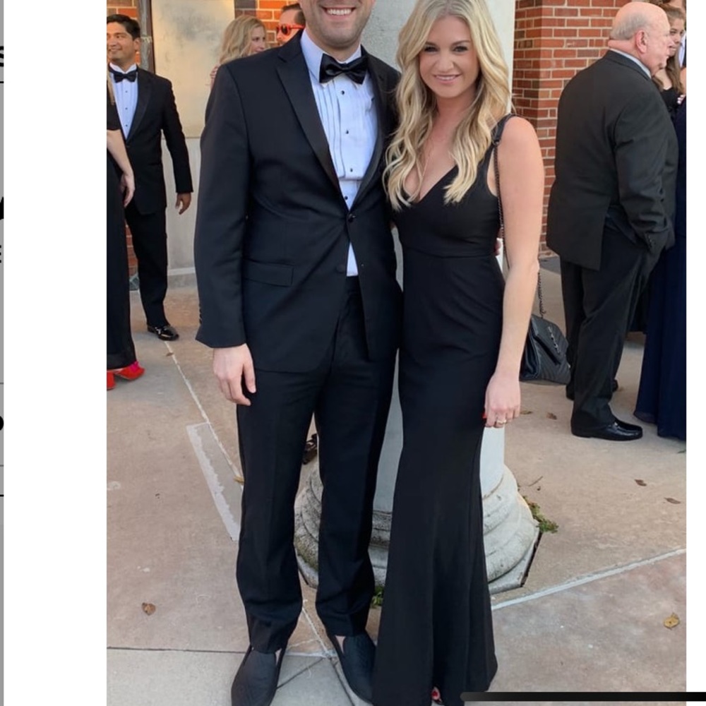 Black formal gown